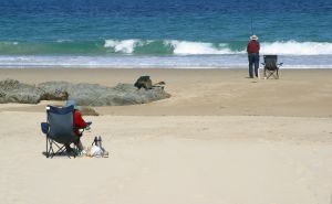 beach retirement fishing