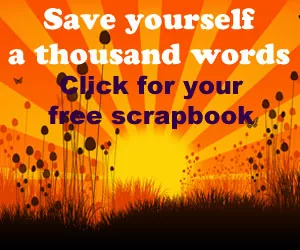 free farewell scrapbook template!