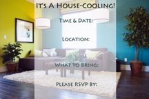 HouseCooling Party Invitation