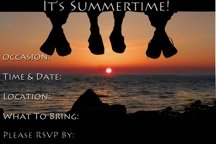 Summertime Party Invitation